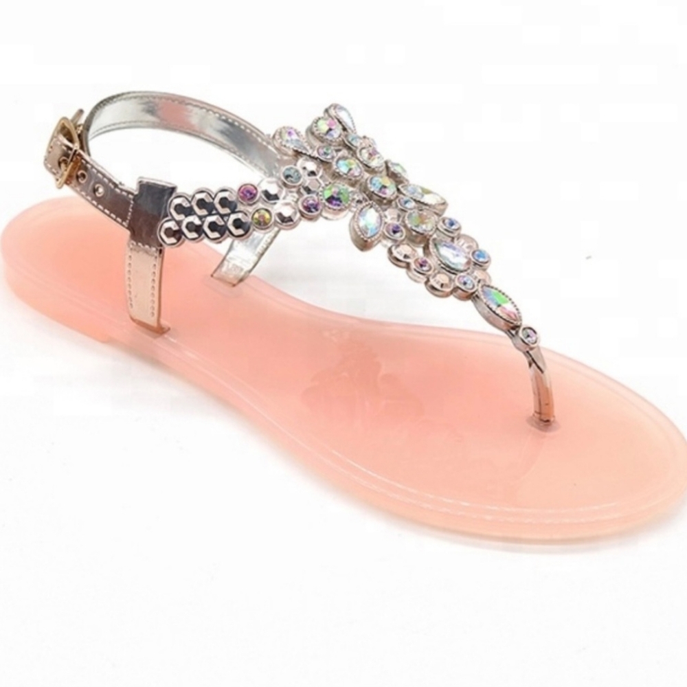 NWT Olivia Miller Tilly Rhinestone Sandals Size 6